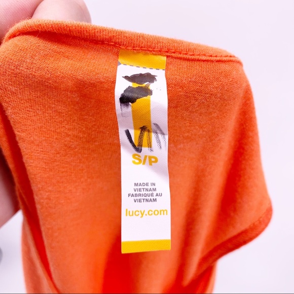 NEW Lucy Keep Calm Tank Orange Size Small - Picture 6 of 8
